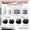 Service Caster 2-3/8'' Twin Wheel Casters with Brakes and Side Mount Brackets , 4PK SCC-GR02S60-NYS-B-716-4-CB180-4 - alternate 2